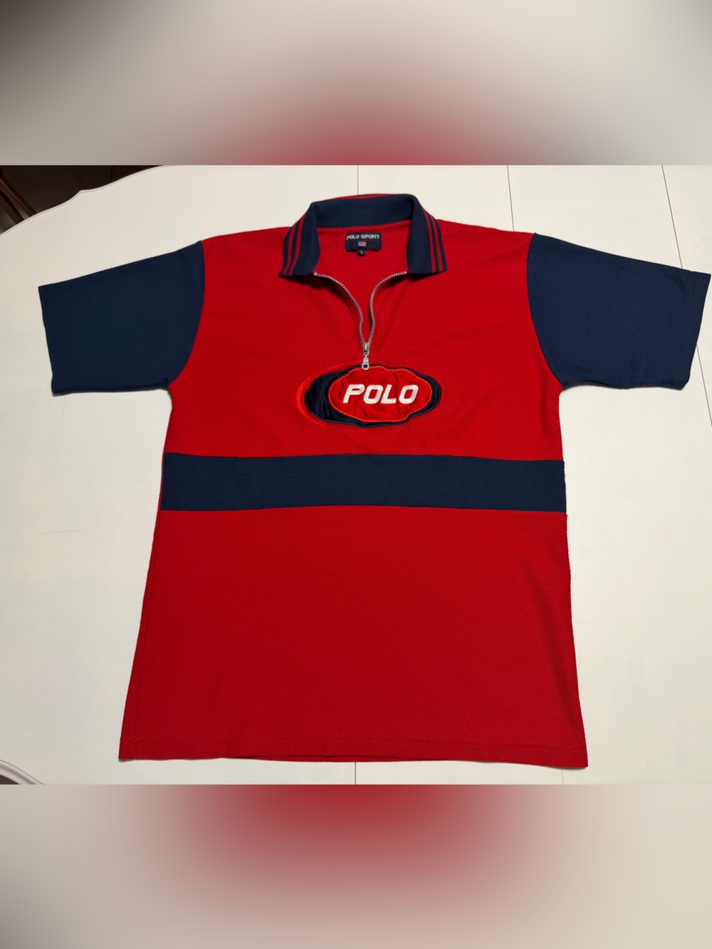 Vintage 90s Polo Sport jersey polo shirt
